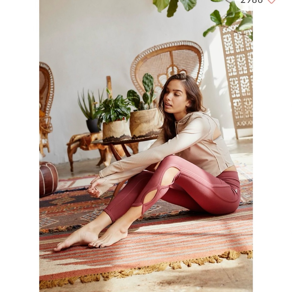 Free people infinity cutout leggings
